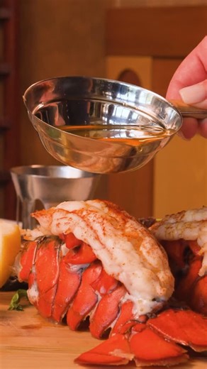 2.4K views · 31 reactions | As the temperatures fall, our indulgence rises. Drawn butter perfectly poured over pristine lobster. . . . . #eddiemerlots #steakhouse #steakdinner #seafood #foodandwine #steaknight #surfandturf #lobstertail #steakdinner | Eddie Merlot's | Facebook