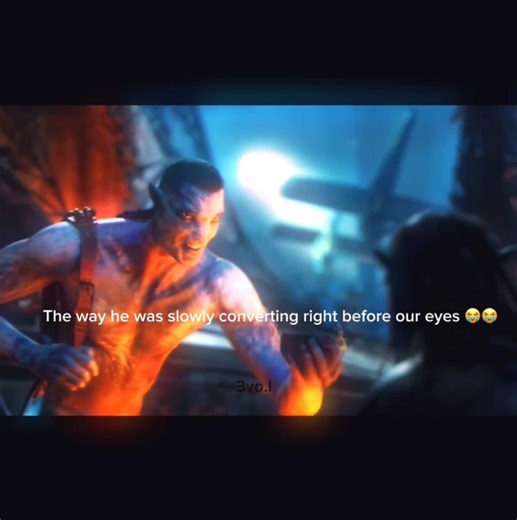Quaritch Turning to Ash in Avatar: Fire and Ash