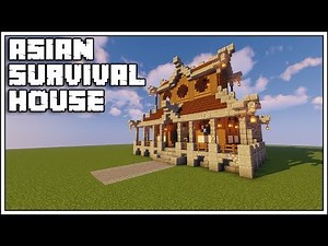 Minecraft 1.14 Asian Survival House Tutorial