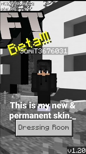 I changed my minecraft skin/minecraft black skin/black hoodie/@phoenix 367