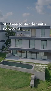 Rendair on Instagram: "3D Model → Render → Video! All-in-one rendering platform for architects and designer: just upload your 3D model, turn it into realistic visuals, and bring it to life with video animations. Amazing project by Mar Casado  Thanks for sharing your results with the community! ❤️ Try it now: rendair.ai #RealEstate #InteriorDesign #ArchitecturalVizulization #Rendering #AIArchitecture #Ai #Architecture"
