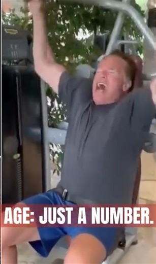 Arnold Schwarzenegger is still outworking the young guns