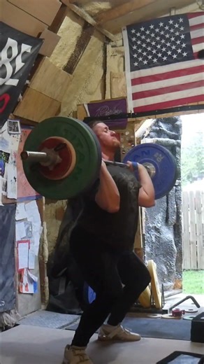100 kg / 220 lb - Power Clean 8 reps