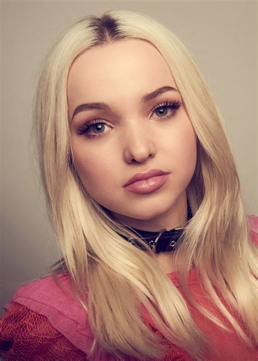 'Dove Cameron Portrait with Choker' Poster, picture, metal print, paint by 友達 | Displate