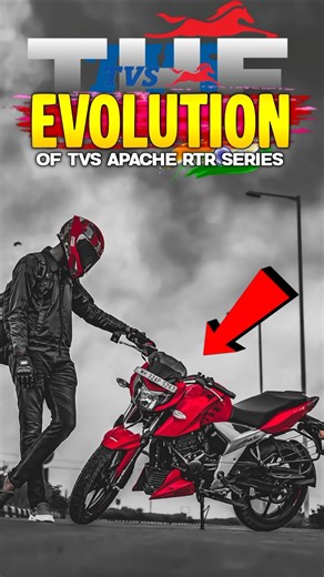 The Evolution of Tvs Apache RTR Series #shorts