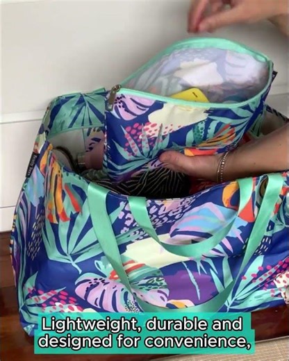 See how much I can pack in my extra-large beach bag