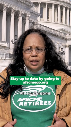 2,500 AFSCME retirees have joined calls for an investigation into DOGE’s actions & access to personal data. AFSCME Retiree Diana Lyles spoke on Capitol Hill to make clear: we deserve to know that our earned benefits & retirement are secure! | AFSCME