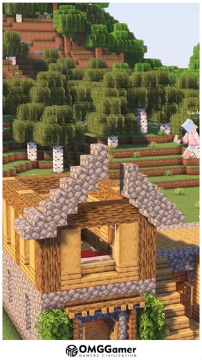 OMGGamer on Instagram: "🏠 Minecraft Easy Starter House With Simple Design and Safe Survival Vibes ✨ 🏠 ✨ Build an easy starter house using basic materials like wood, cobblestone, and glass. Add essentials such as a bed, crafting table, furnace, chests, and torches to stay protected and organized from the very first day. 🪵🕯️ #MinecraftStarterHouse #EasyBuild #SurvivalHouse #MinecraftIdeas #BeginnerBase"