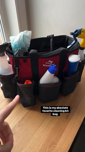 My favorite cleaning kit bag #cleaningtips #cleaning | Clean That Up
