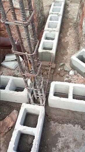 house foundation | step by step #shorts #foundation #concrete