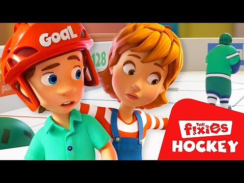 Beginner's Luck! 🏒 | The Fixies | Animation for Kids | #Hockey