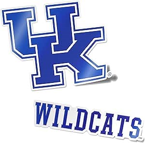 Desert Cactus University of Kentucky Sticker UK Wildcats Vinyl Decal Laptop Water Bottle Car Scrapbook Sheet (4 Inch Set V1)
