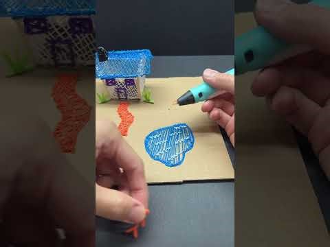 3D printing pen to create a home