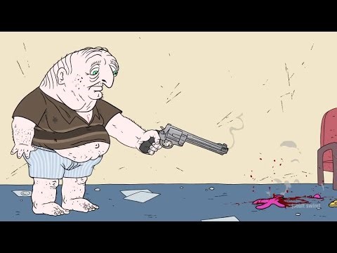 Smiling friends, but it's just people getting "unalived" for 4 minutes straight