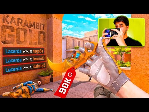 I played a ranked game with the most desired knife skin in Standoff 2! (90,000 Gold)