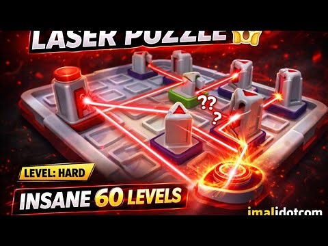 Real Laser Maze Game 😱 Beam-Bending Puzzle Madness! #imalidotcom This Laser Game Will Blow Your Mind
