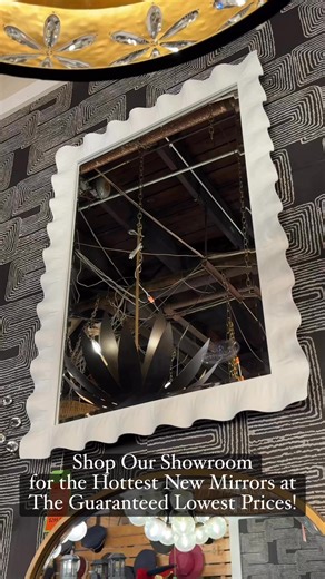 Shop our Milwaukee showroom for the Hottest New Mirrors at the Guaranteed Lowest Prices! ✨✨ | BBC Lighting