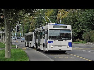 Vidéo spéciale des Trolleybus [NAW BT-25] des TL - Lausanne