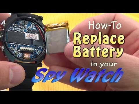 SPY WATCH: Replace Battery or Upgrade Memory