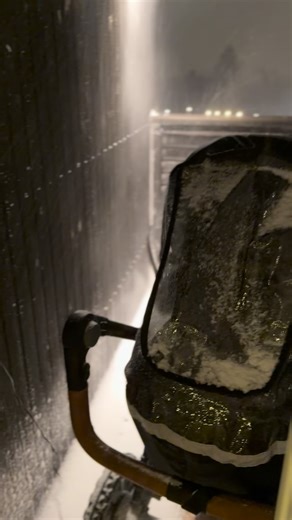 Marius Skålvoll on Instagram: "Meanwhile in Norway: This is how babies in Northern Norway take the perfect nap. #sleeplikeababy #northernnorway #storm #powernap #snow"