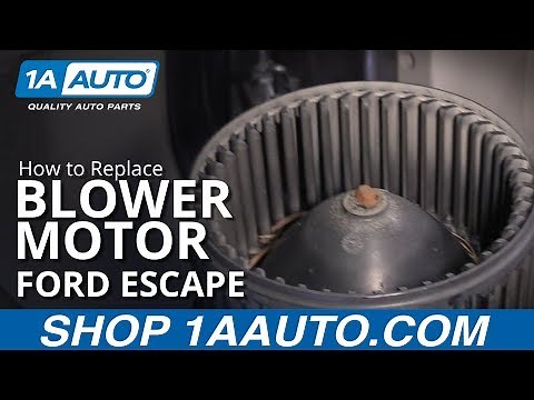 How to Replace Blower Motor 08-12 Ford Escape
