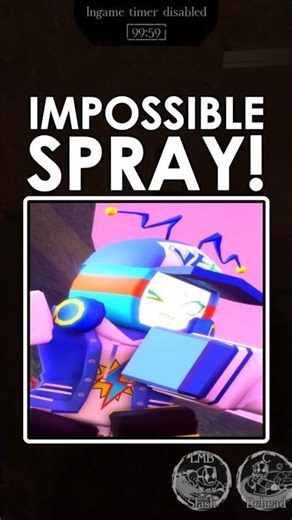 ☘️ IMPOSSIBLE SPRAY on VEERONICA in FORSAKEN! | #forsaken #roblox
