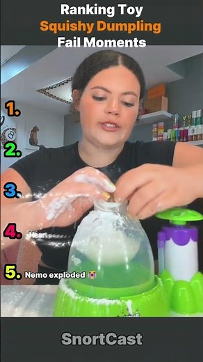 Ranking The Funniest squishy toy popping moments 😂 #shorts #squishy #fail #funny