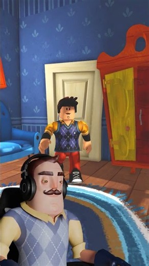 Neighbor Plays Hello Neighbor in Roblox #helloneighbor #roblox