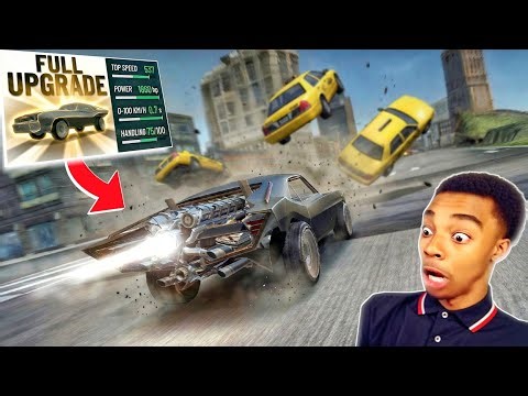 Full Upgrade Rocket Car💀| Extreme Car Driving Simulator😱|