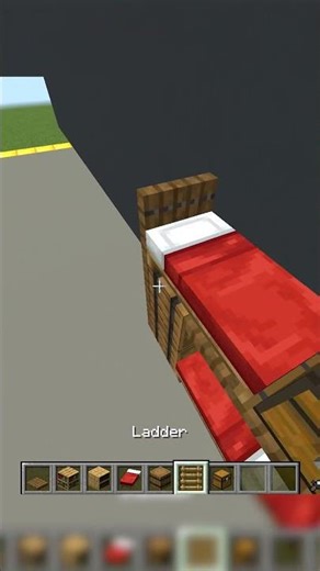 Minecraft Bunk Bed with Library Design