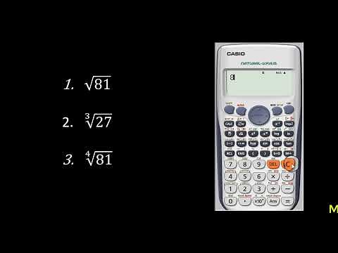 Casio fx-991ES Plus video manual on dealing with powers and square roots of numbers