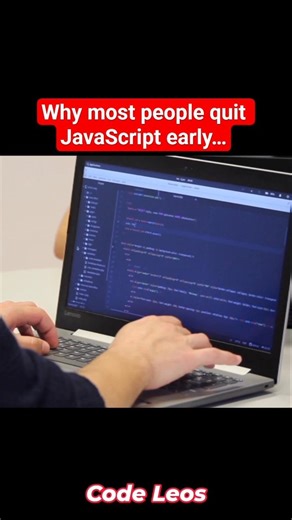 Why Most People Quit JavaScript Early #shorts #coding #javascript #learning #js