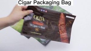 Factory Direct Packaging Printing 3 Side Sealing Bag Food Packaging Mylar Bags Tobacco Pouch Cigar Bags Custom With Zipper
