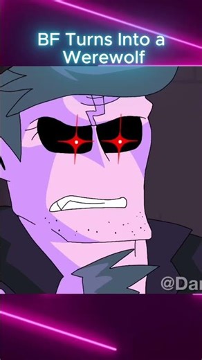 BF Turns Into a Werewolf 🐺 [FNF Animation] #fnf #fridaynightfunkin #shorts