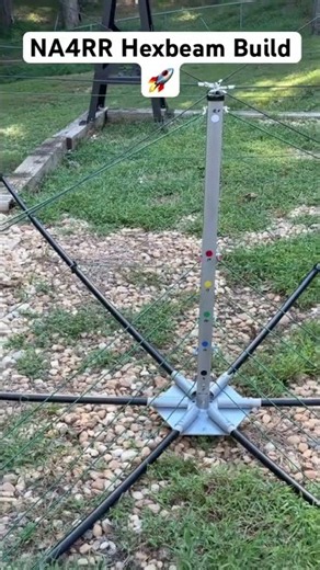 Building a hexbeam for ham radio 📡