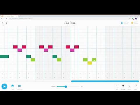 BVD18 making Jurassic Park tunes with Music Lab Song Maker
