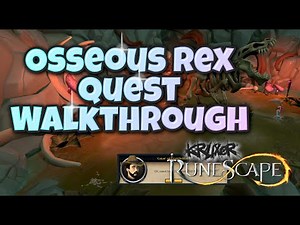 Osseous Rex Quest Walkthrough #runescape3