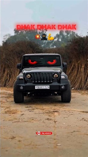 💪🏻😈 THAR (Jai or Veeru 🎵)🎯 Lyrics ❤️‍🩹 Mahindra Thar 4x4 🥷🏻💥 Status #shorts #thar #trending