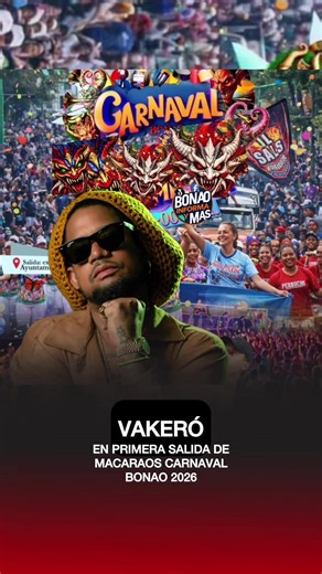 Este próximo domingo será la primera salida de los macaraos, tríos, comparsas e individuales del Carnaval Bonao 2026, con la presentación musical en tarima de Vakeró y el Kazzador desde New York. #bonaoinformaymas #bonao #bonaocity #bonaord #monseñornouel