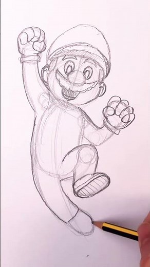 Let’s Draw Mario! Step-By-Step Drawing for kids (and adults!) 🍄