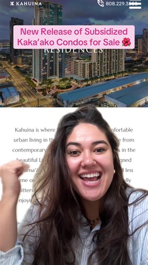 Affordable Homes Available in Kahuina, Kaka'ako