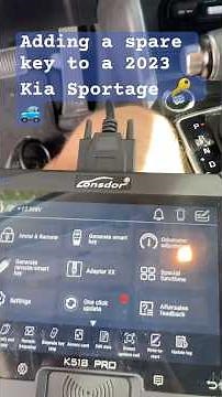 2025 KIA Sportage key fob programming #automobile #fyp