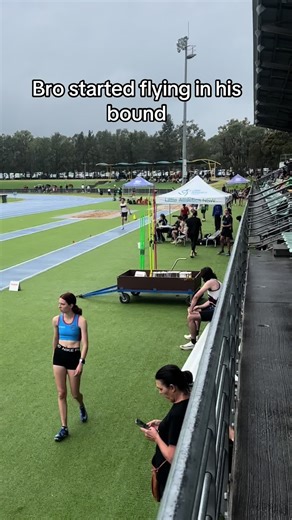 It would have been nice if i controlled this one #trackandfield #athletics #sports #triplejump #funny #fail #olympics