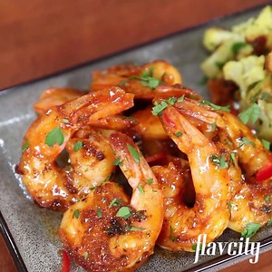 651K views · 3.1K reactions | Spice crusted shrimp in a sweet and sticky orange glaze RECIPE: https://www.flavcity.com/whole30-shrimp-meal-prep/ | BobbyParrish | Facebook