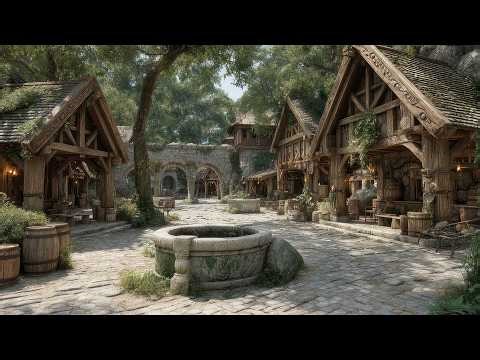 Ancient Celtic Music | Life and Calm in a Medieval Village Square