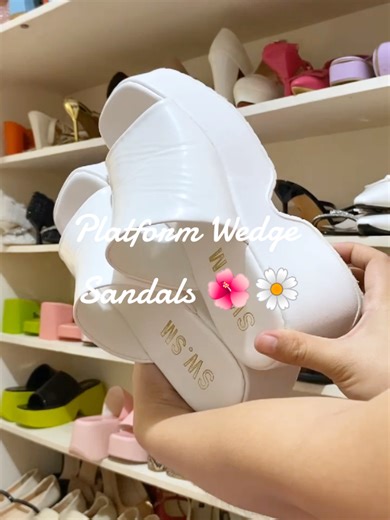 Platform Wedge Sandals 🌺🌼 #platform #wedge #highheels #heels #womensandals