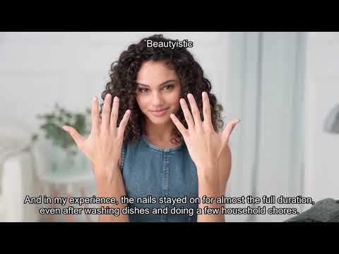 KISS imPRESS No Glue Mani Press-On Nails Review: Stunning, Easy, & Long-Lasting Almond Shaped Design