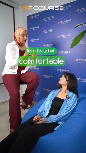 1.2K views · 19 reactions |  Pronunciation Tip of the Day  The word “Comfortable” is pronounced KUMF-tuh-buhl  Say it naturally in three syllables KUMF-tuh-buhl. Let’s keep improving our pronunciation together at Of Course center! ✨ | Of Course | Facebook