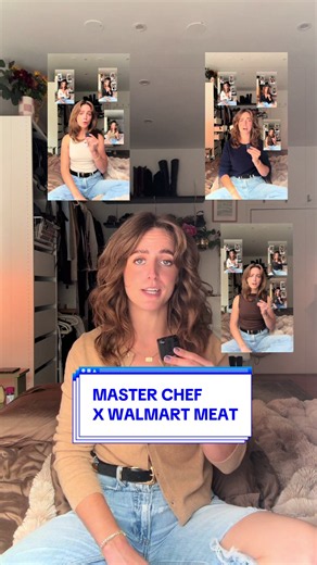 Walmart meat might be my new favorite product placement #masterchef #masterchefcelebrity #foodnetwork #foodtok#foodtoktv