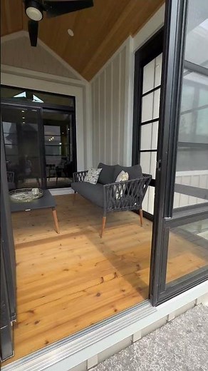 A Watercolour three-season porch makes outdoor living luxurious✨